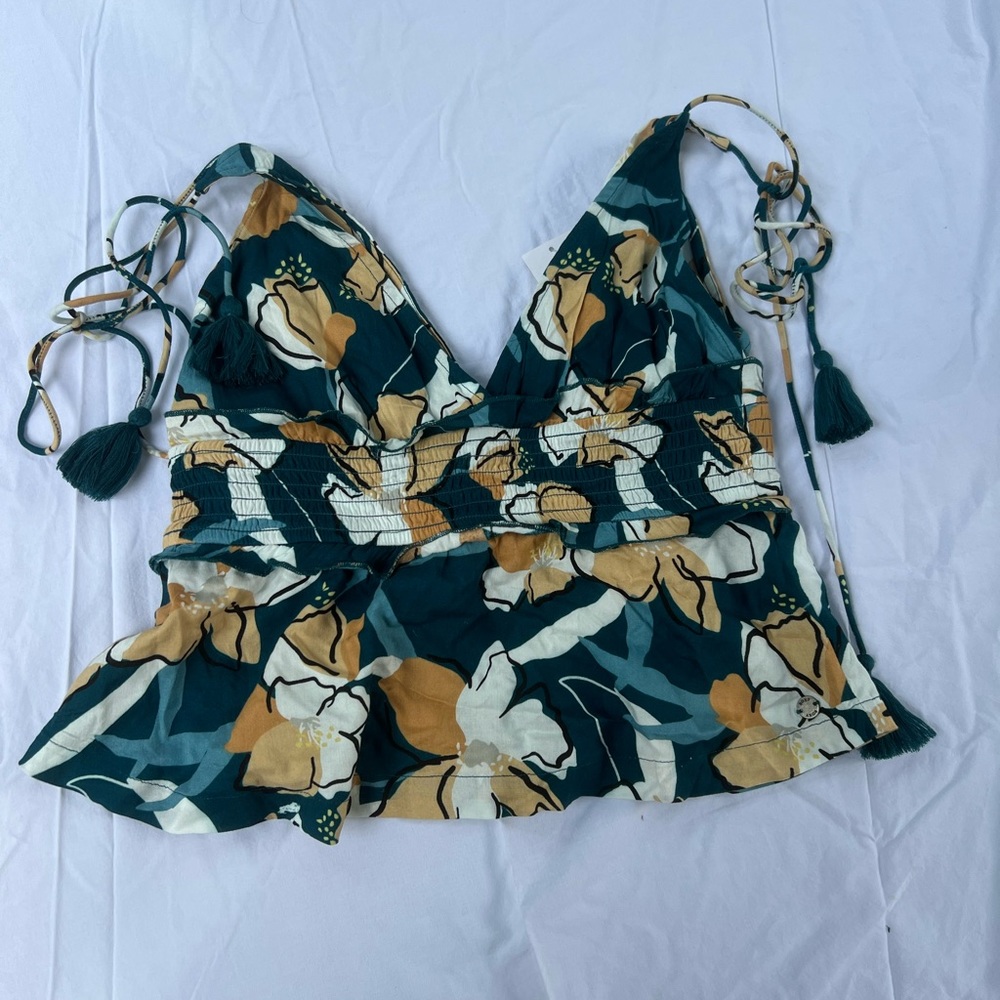 Roxy Flower Crop Top - M